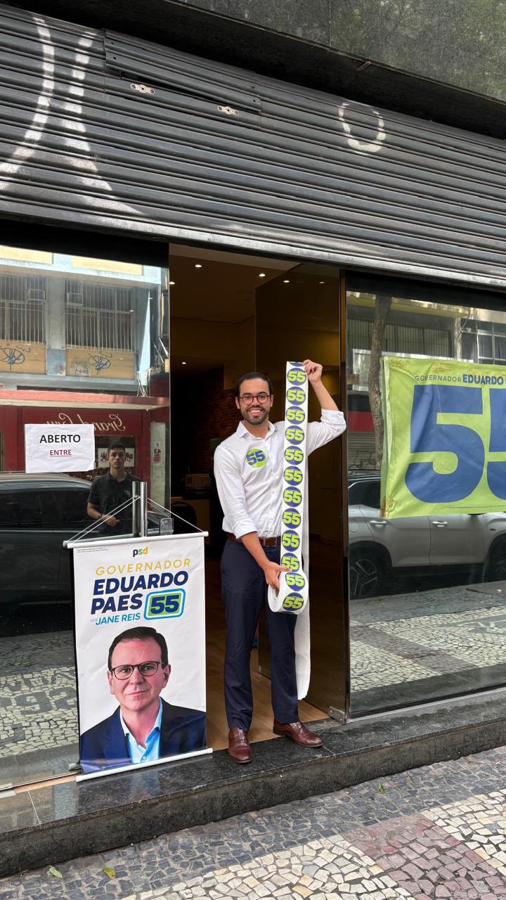 2º turno é Paes 5️⃣5️⃣!