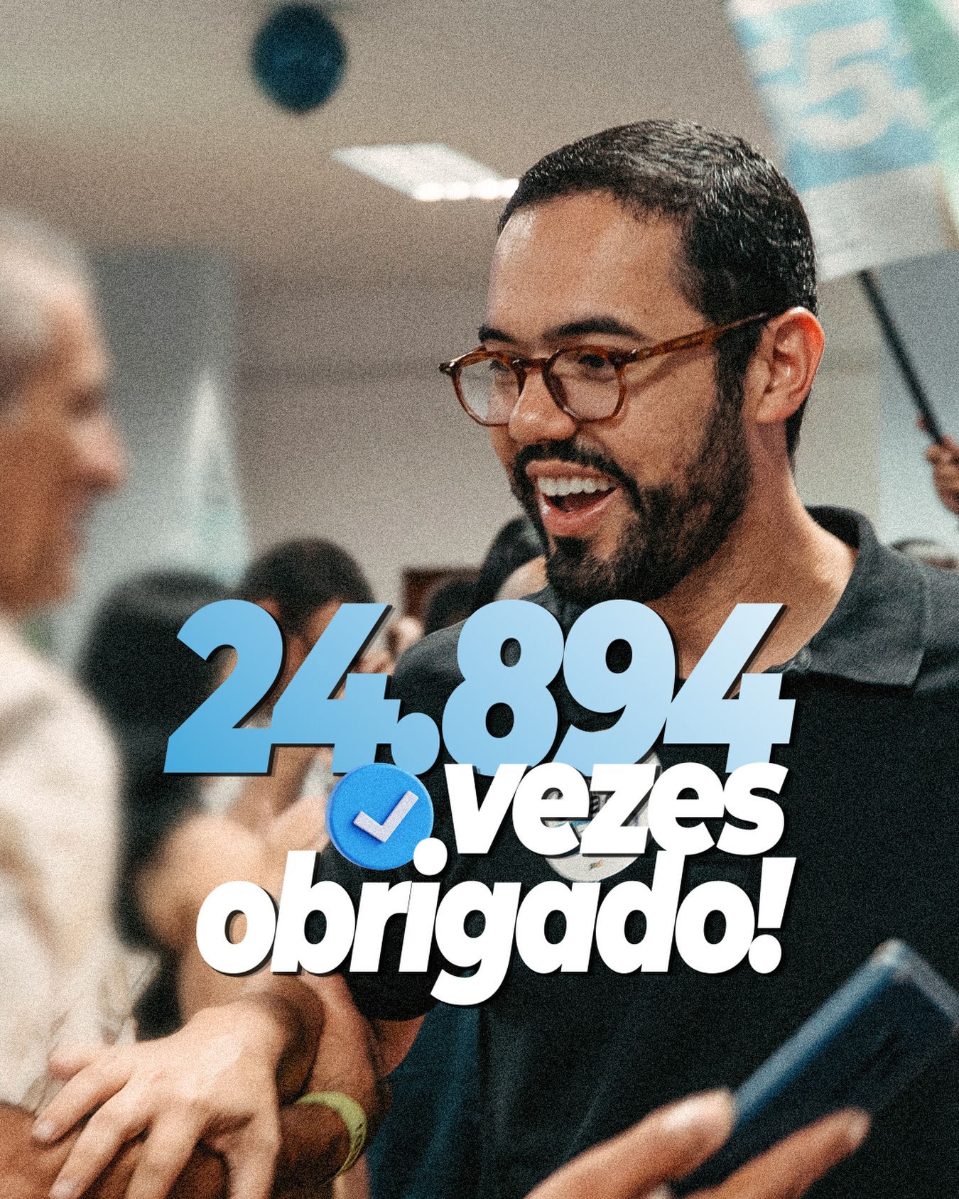Muito obrigado a cada um que acreditou em nosso projeto e divulgou nossas ideias nas ruas e nas redes durante essa campanha. Não abriremos mão de nossos princípios e valores e vamos em frente. Crescemos mais de 60% em relação à votação de 2024, debatemos aquilo que acreditamos ser prioridade para o nosso estado e fizemos isso com ética e propostas claras. Temos pela frente dois anos de mandato de Vereador onde buscaremos fazer, como sempre, o melhor trabalho possível. Seguimos fazendo o que é certo! Vqv! 🚀