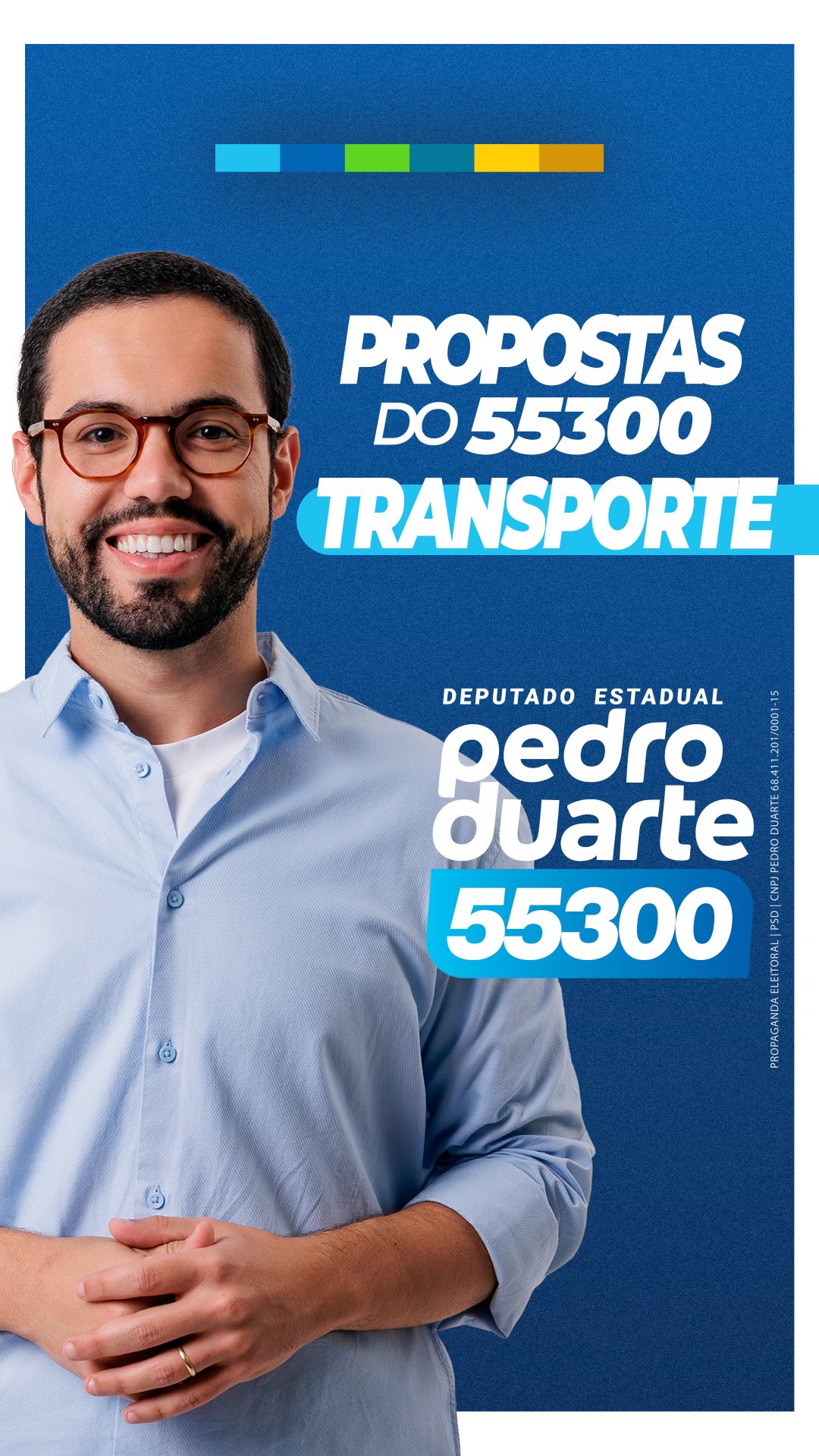 🚇 Segundo eixo das nossas propostas para o RJ: TRANSPORTE.

Quem depende de transporte público sabe o tamanho do desafio. Por isso, entre as nossas propostas estão:

🚉 Expandir o metrô, concluindo a Linha 2 entre Estácio e Carioca e avançando na Linha 3 para Niterói e São Gonçalo;

🚆 Trabalhar pela recuperação dos trens e melhorar o transporte intermunicipal, com mais fiscalização, reorganização das linhas e incentivo também ao uso da bicicleta;

🎫 Integrar de verdade as passagens, conectando trem, metrô, VLT, ônibus e barcas para facilitar a vida de quem precisa usar mais de um modal todos os dias.

📲 Compartilhe para que mais gente conheça as propostas para melhorar o transporte no nosso estado!

Pedro Duarte 55300 | Deputado Estadual