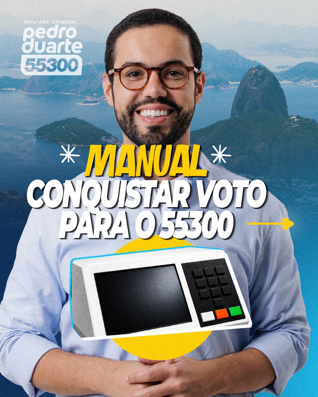 Ainda tem muita gente decidindo o voto. E a conquista de mais um apoiador para o 55300 começa com uma simples conversa !

Neste carrossel, mostro a vocês formas simples de apresentar nossa candidatura para seus amigos, familiares, vizinhos, colegas de trabalho e grupos de WhatsApp.

Salve este post, envie para quem ainda está pesquisando e compartilhe o 55300 com seus amigos e família. 👍🏼

Pedro Duarte 55300 | Deputado Estadual