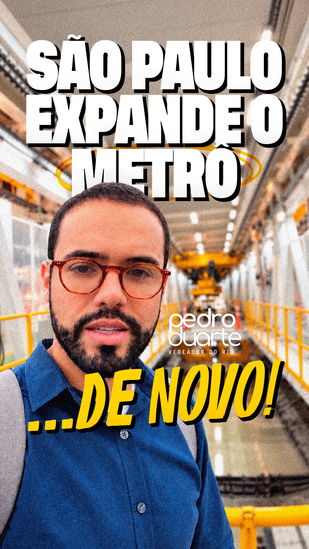🚇 SÃO PAULO EXPANDE O METRÔ. E O RIO...

Enquanto São Paulo avança com mais 6km de metrô na Linha 2-Verde, em direção a Guarulhos, o Rio de Janeiro completa uma década sem inaugurar uma nova estação (!).

E olha que estamos falando de apenas UMA das expansões em andamento na capital paulista. Para ter uma ideia, esses 6km seriam mais do que suficientes para concluir a expansão da nossa Linha 2 até a Praça XV, passando pelo Catumbi e pela Praça da Cruz Vermelha, além de permitir que as linhas 1 e 2 operassem de forma independente.

Por aqui... seguimos esperando a conclusão da estação Gávea, enquanto projetos fundamentais para a mobilidade da nossa Região Metropolitana continuam sem sair do papel.

Agora, pra quando voltarmos a expandir o metrô, me conta: qual expansão deveria ser prioridade? Diz aí nos comentários. 💬
