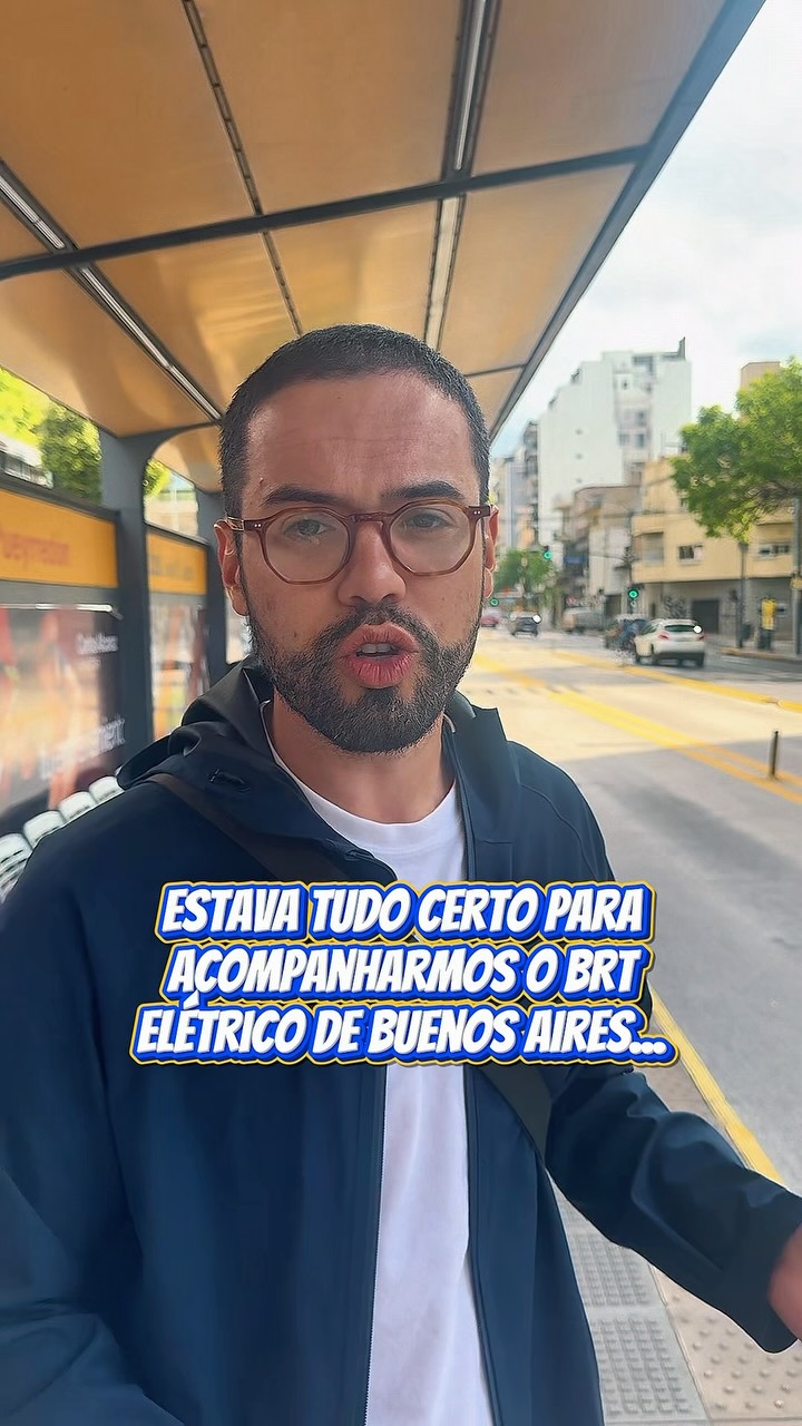 Quem nunca perdeu um ônibus porque o motorista estava com mais pressa do que você? Pois é. Amanhã vou apresentar a vocês o BRT elétrico de Buenos Aires, mas hoje quero compartilhar esse (talvez ódio) do 'piloto argentino' comigo. Certamente era torcedor do Boca. 🤷🏻‍♂️
